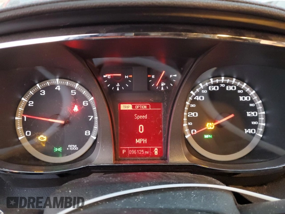 2015 GMC Terrain SLE with VIN 2GKFLWE39F6237825, listed as a Copart auction lot 87678505 with 96,125 mi miles and Salvage Title. Bid and sale history available at DreamBid. Image 9.