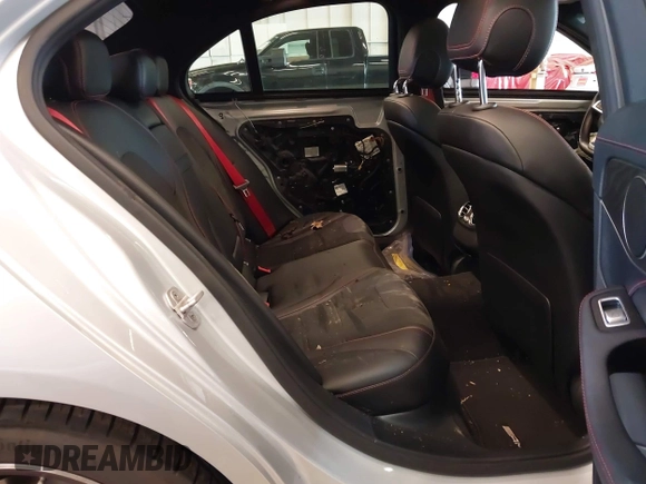 2016 Mercedes-Benz C 450 AMG with VIN 55SWF6EB2GU110774, listed as a IAAI auction lot 42239393 with 41,237 mi miles and . Bid and sale history available at DreamBid. Image 8.