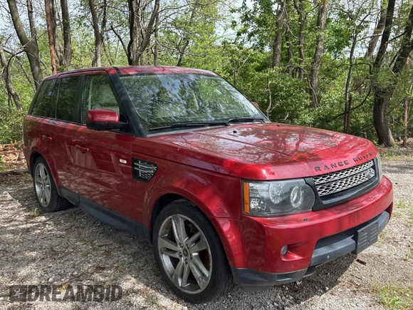 2013 Land Rover Range Rover Sport HSE LUX with VIN SALSK2D49DA805287, listed as a Copart auction lot 55334755 with 101,587 mi miles and Clean Title. Bid and sale history available at carsss.com. Image 1.