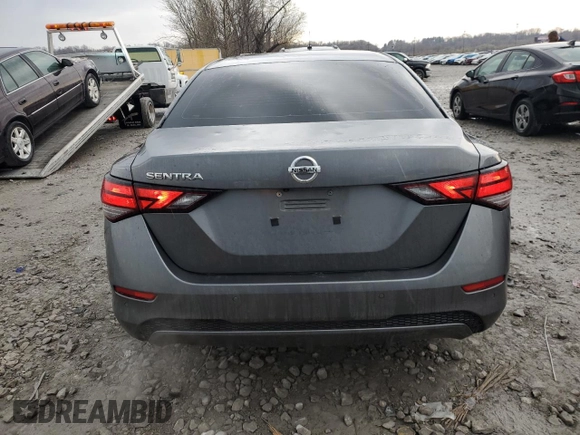 2020 Nissan Sentra S with VIN 3N1AB8BV2LY234238, listed as a Copart auction lot 50545425 with 99,977 mi miles and Salvage Title. Bid and sale history available at carsss.com. Image 6.
