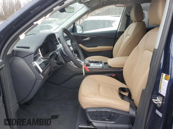 2025 Audi Q7 with VIN WA1AVBF74SD006539, listed as a Copart auction lot 86292464 with 8,563 mi miles and Salvage title. Bid and sale history available at DreamBid. Image 7.