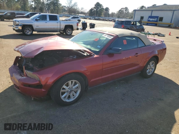 2006 Ford Mustang Standard with VIN 1ZVFT84N665166196, listed as a Copart auction lot 88298585 with 145,248 mi miles and Salvage Title. Bid and sale history available at carsss.com. Image 1.