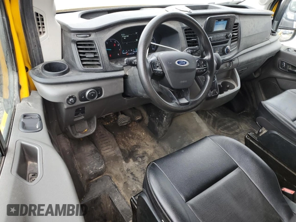 2023 Ford Transit Cargo z VIN 1FTBR1X81PKA73943, wystawiony jako Copart lot #60577215 z przebiegiem 74 975 mil mil oraz Szkoda całkowita • Salvage title. Historia ofert i sprzedaży dostępna na DreamBid. Obrazek 8.