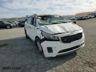 2015 Kia Sedona L with VIN KNDMA5C13F6022144, listed as a Copart auction lot 47107015 with 247,265 mi miles and Salvage Title. Bid and sale history available at carsss.com. Image 12.