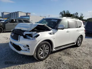 2019 Infiniti QX80 Luxe z VIN JN8AZ2ND0K9850649, wystawiony jako Copart lot #75524804 z przebiegiem 31 147 mil mil oraz Szkoda całkowita • Salvage title. Historia ofert i sprzedaży dostępna na DreamBid. Obrazek 1.