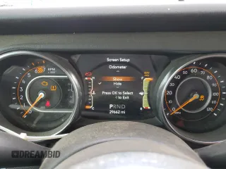 2018 Jeep Wrangler Unlimited Sahara with VIN 1C4HJXEN7JW295223, listed as a Copart auction lot 57385265 with 29,662 mi miles and Salvage title. Bid and sale history available at DreamBid. Image 9.
