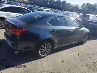 2006 Lexus IS 250 with VIN JTHCK262962006449, listed as a Copart auction lot 41628325 with 193,645 mi miles and Salvage Title. Bid and sale history available at DreamBid. Image 3.