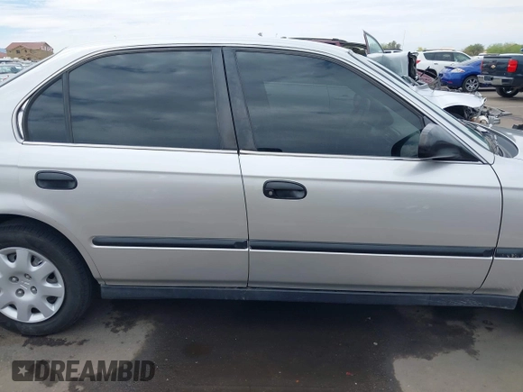 1999 Honda Civic LX with VIN JHMEJ6671XS003027, listed as a IAAI auction lot 41825146 with 197,764 mi miles and . Bid and sale history available at DreamBid. Image 13.