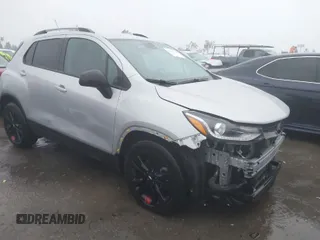 2022 Chevrolet Trax LT with VIN KL7CJLSMXNB552223, listed as a IAAI auction lot 41563148 with 19,382 mi miles. Bid and sale history available at carsss.com. Image 1.