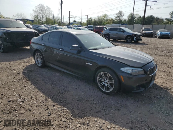 2013 BMW 5 Series 528i xDrive with VIN WBAXH5C53DD109334, listed as a Copart auction lot 54343335 with 174,354 mi miles and Clean Title. Bid and sale history available at carsss.com. Image 4.