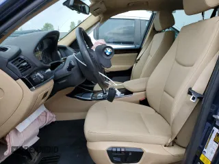 2017 BMW X3 xDrive28i with VIN 5UXWX9C59H0T14984, listed as a Copart auction lot 64771014 with 76,608 mi miles and Salvage Title. Bid and sale history available at DreamBid. Image 7.