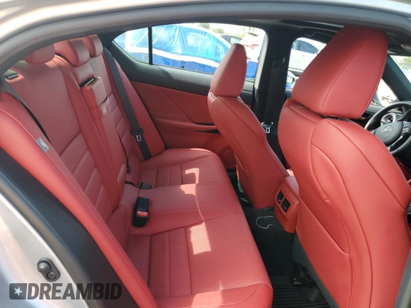 2024 Lexus IS 350 F Sport with VIN JTHGZ1B23R5081759, listed as a Copart auction lot 58436035 with 8,348 mi miles and Salvage title. Bid and sale history available at DreamBid. Image 10.