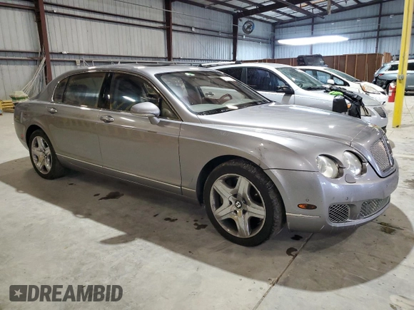 2006 Bentley Flying Spur with VIN SCBBR53W06C034462, listed as a Copart auction lot 46793785 with 25,352 mi miles and Salvage Title. Bid and sale history available at DreamBid. Image 4.
