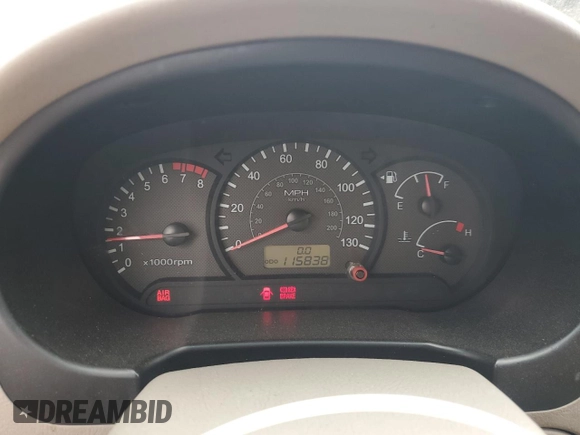 2004 Hyundai Accent GL with VIN KMHCG45C74U550647, listed as a Copart auction lot 74526474 with 115,838 mi miles and Salvage Title. Bid and sale history available at carsss.com. Image 9.