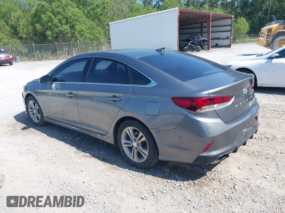 2018 Hyundai Sonata Sport with VIN 5NPE34AFXJH675527, listed as a IAAI auction lot 41996427 with 127,757 mi miles and . Bid and sale history available at carsss.com. Image 3.