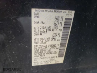 2015 Nissan Murano SV with VIN 5N1AZ2MHXFN265831, listed as a Copart auction lot 74762014 with 131,455 mi miles and Salvage Title. Bid and sale history available at carsss.com. Image 14.