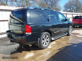 2015 Nissan Armada SV with VIN 5N1BA0ND0FN620176, listed as a IAAI auction lot 41665275 with 128,277 mi miles. Bid and sale history available at carsss.com. Image 4.