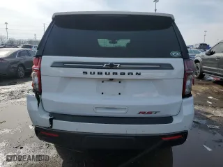 2021 Chevrolet Suburban RST with VIN 1GNSKEKD1MR333249, listed as a Copart auction lot 46404425 with 81,878 mi miles and Salvage Title. Bid and sale history available at carsss.com. Image 6.
