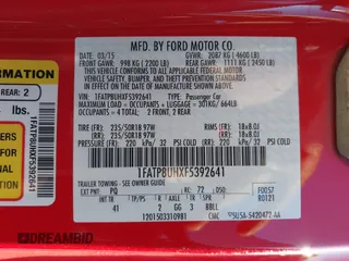 2015 Ford Mustang EcoBoost Premium с VIN 1FATP8UHXF5392641, выставлен на аукционе IAAI как лот 41405077 с пробегом 77 279 миль миль и . История ставок и продаж доступна на DreamBid. Изображение 9.