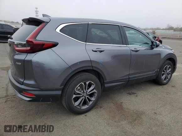 2022 Honda CR-V EX-L with VIN 2HKRW2H81NH629773, listed as a Copart auction lot 51294815 with 38,520 mi miles and Salvage Title. Bid and sale history available at carsss.com. Image 3.