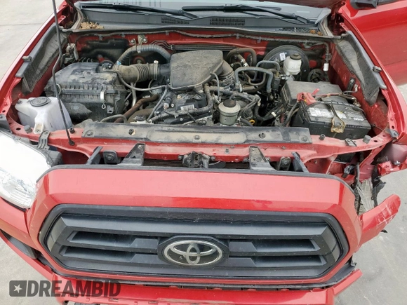 2021 Toyota Tacoma SR с VIN 3TYAX5GN3MT023147, выставлен на аукционе Copart как лот 59775275 с пробегом 42 418 миль миль и Списание • Salvage title. История ставок и продаж доступна на DreamBid. Изображение 11.