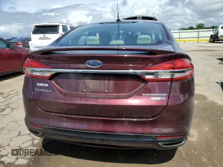 2017 Ford Fusion Titanium with VIN 3FA6P0D95HR208813, listed as a Copart auction lot 60832915 with 62,920 mi miles and Salvage title. Bid and sale history available at DreamBid. Image 6.