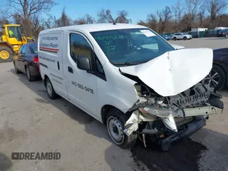 2016 Nissan NV200 S with VIN 3N6CM0KN3GK692362, listed as a IAAI auction lot 41743123 with 168,260 mi miles. Bid and sale history available at carsss.com. Image 1.