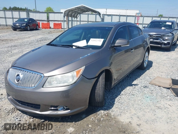 2010 Buick LaCrosse CXL with VIN 1G4GC5EG9AF155004, listed as a IAAI auction lot 42012790 with 164,014 mi miles. Bid and sale history available at carsss.com. Image 2.