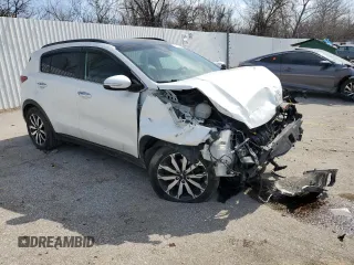 2019 Kia Sportage EX with VIN KNDPNCAC7K7492644, listed as a Copart auction lot 48741835 with 76,306 mi miles and Salvage Title. Bid and sale history available at carsss.com. Image 4.