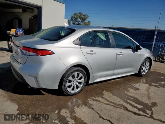2024 Toyota Corolla LE with VIN 5YFB4MDE0RP191352, listed as a Copart auction lot 57883905 with 10,322 mi miles and Clean title. Bid and sale history available at DreamBid. Image 3.