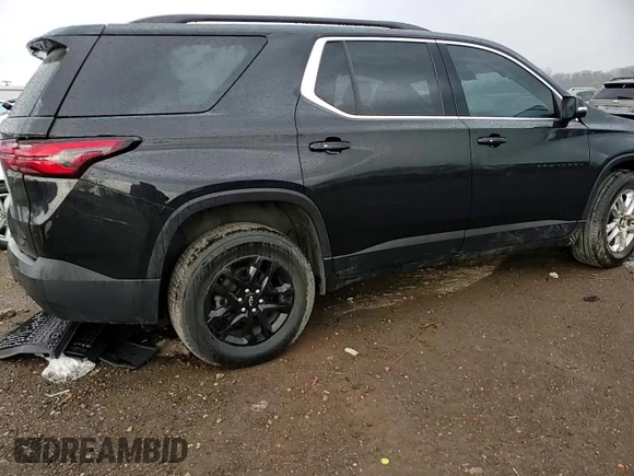 2022 Chevrolet Traverse LT Cloth with VIN 1GNEVGKW7NJ129251, listed as a Copart auction lot 54088695 with 47,011 mi miles and Salvage title. Bid and sale history available at DreamBid. Image 14.