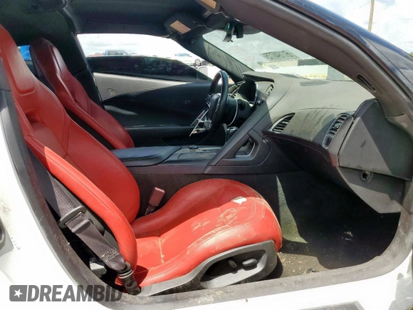 2017 Chevrolet Corvette 1LT with VIN 1G1YB2D74H5124019, listed as a Copart auction lot 61194775 with Not provided miles and Clean title. Bid and sale history available at DreamBid. Image 10.