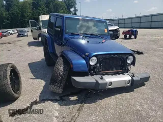 2009 Jeep Wrangler Sahara with VIN 1J4FA54199L747528, listed as a Copart auction lot 80974584 with 226,299 mi miles and Salvage title. Bid and sale history available at DreamBid. Image 11.