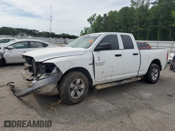 2018 Ram 1500 Tradesman with VIN 1C6RR6FT8JS127657, listed as a Copart auction lot 57570605 with 168,311 mi miles and Salvage title. Bid and sale history available at DreamBid. Image 1.