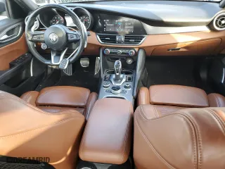 2021 Alfa Romeo Giulia Ti with VIN ZARFANBN7M7645731, listed as a Copart auction lot 87055044 with 122,395 mi miles and Salvage Title. Bid and sale history available at carsss.com. Image 8.
