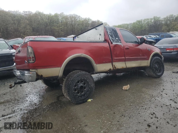 1999 Ford F-150 XL with VIN 1FTRX18L8XNB30435, listed as a Copart auction lot 51739345 with 0 mi miles and Salvage Title. Bid and sale history available at carsss.com. Image 3.