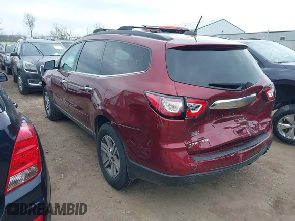 2017 Chevrolet Traverse LT with VIN 1GNKRHKD1HJ244573, listed as a IAAI auction lot 41997955 with 120,401 mi miles and . Bid and sale history available at DreamBid. Image 3.