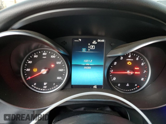 2021 Mercedes-Benz GLC with VIN W1N0J8EB6MG011810, listed as a Copart auction lot 88361905 with 54,286 mi miles and Salvage Title. Bid and sale history available at carsss.com. Image 9.