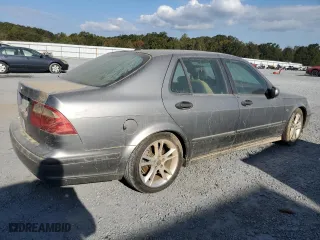2005 Saab 9-5 Arc with VIN YS3ED49A053501465, listed as a Copart auction lot 75770374 with 0 mi miles and Salvage Title. Bid and sale history available at carsss.com. Image 3.