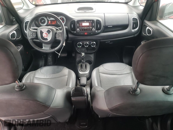 2015 FIAT 500L Lounge with VIN ZFBCFACH1FZ030599, listed as a Copart auction lot 75400814 with 94,580 mi miles and Clean Title. Bid and sale history available at carsss.com. Image 8.