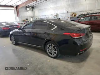 2018 Genesis G80 3.8L with VIN KMHGN4JE7JU232778, listed as a Copart auction lot 77440294 with 71,623 mi miles and Non repairable. Bid and sale history available at DreamBid. Image 2.