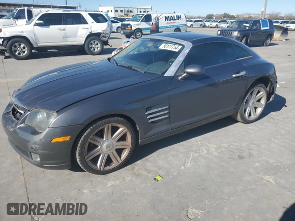 2005 Chrysler Crossfire Limited z VIN 1C3AN69L25X025586, wystawiony jako Copart lot #86121754 z przebiegiem 86 789 mil mil oraz Szkody całkowita. Historia ofert i sprzedaży dostępna na DreamBid. Obrazek 1.