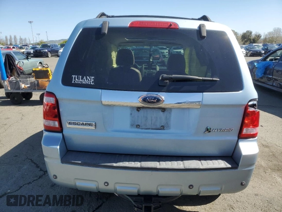 2008 Ford Escape Hybrid with VIN 1FMCU49HX8KB65857, listed as a Copart auction lot 51710705 with 229,718 mi miles and Salvage title. Bid and sale history available at DreamBid. Image 6.