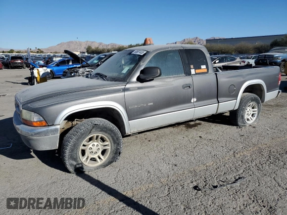 2001 Dodge Dakota Sport with VIN 1B7GG22NX1S346853, listed as a Copart auction lot 50651455 with 121,493 mi miles and Salvage Title. Bid and sale history available at carsss.com. Image 1.