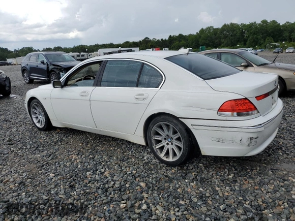 2004 BMW 7 Series 745Li with VIN WBAGN63494DS47871, listed as a Copart auction lot 60128164 with Not provided miles and Salvage title. Bid and sale history available at DreamBid. Image 2.