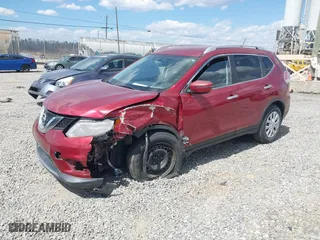 2016 Nissan Rogue SV with VIN KNMAT2MV8GP602286, listed as a IAAI auction lot 41867711 with 130,990 mi miles. Bid and sale history available at carsss.com. Image 18.
