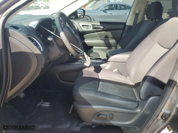 2019 Nissan Pathfinder S with VIN 5N1DR2MN0KC610177, listed as a Copart auction lot 43622445 with 58678 miles and Non Repairable. Bid and sale history available at carsss.com. Image 7.