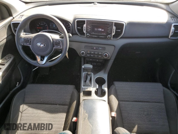 2017 Kia Sportage LX with VIN KNDPM3ACXH7053238, listed as a Copart auction lot 49084225 with 109,173 mi miles and Salvage Title. Bid and sale history available at carsss.com. Image 8.