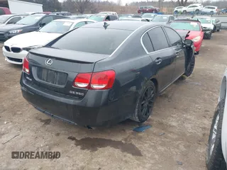 2007 Lexus GS 350 with VIN JTHBE96SX70009126, listed as a IAAI auction lot 41476345 with 1 mi miles. Bid and sale history available at carsss.com. Image 4.