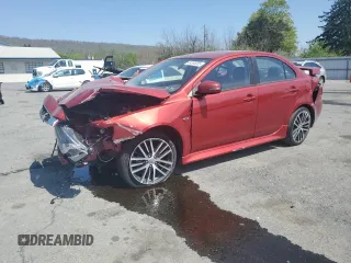 2017 Mitsubishi Lancer ES with VIN JA32V2FW8HU002776, listed as a Copart auction lot 54385355 with 96,620 mi miles and Salvage Title. Bid and sale history available at carsss.com. Image 1.